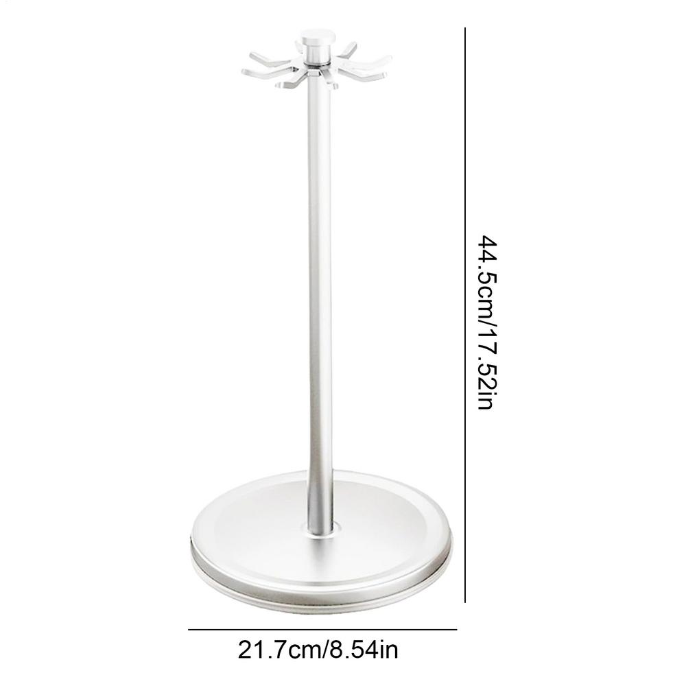 Rotating Utensil Holder with 8 Hooks 360-degree Rotation Cookware Holder Spoon Organizer Stirring Rod Organizer Rack for Kitchen