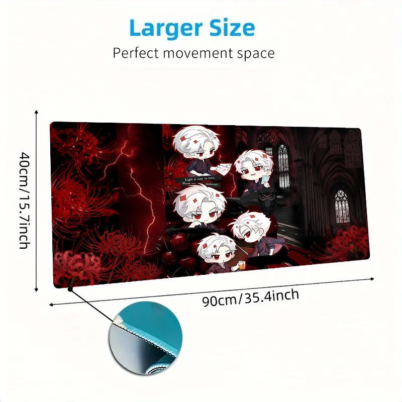 Church Color Mouse Pad Large Gaming Table Cushion Non-slip Laptop Tablet Big Mousepad XXL Mat Mini PC Playmat With Lock edge