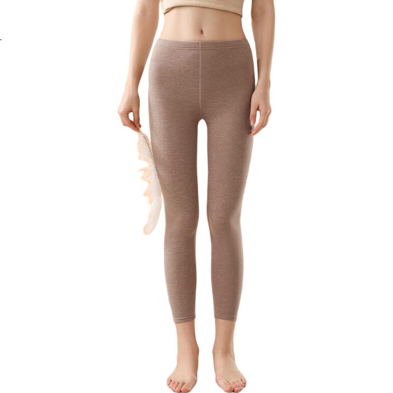 Me Feeling Women's Cashmere Warm Pants Autumn Winter New Slim Fit Inner Wear Fleece Lined High Waist Antibacterial German Velvet Leggings