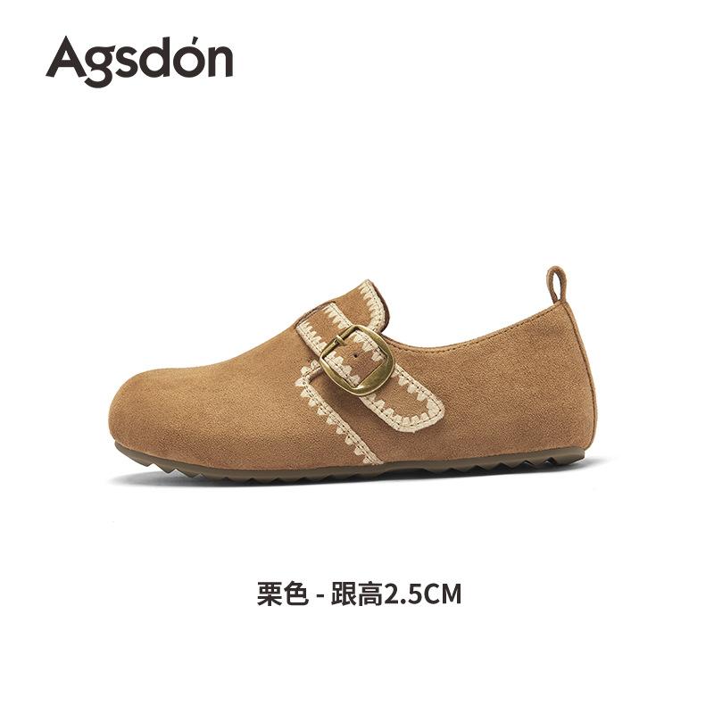 thick-soled Muller shoes women s new winter velvet retro soft-soled pregnant women one-pedal single shoes 35