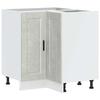VidaXL Kitchen Corner Cabinet Porto Concrete Grey Engineered Wood 853991