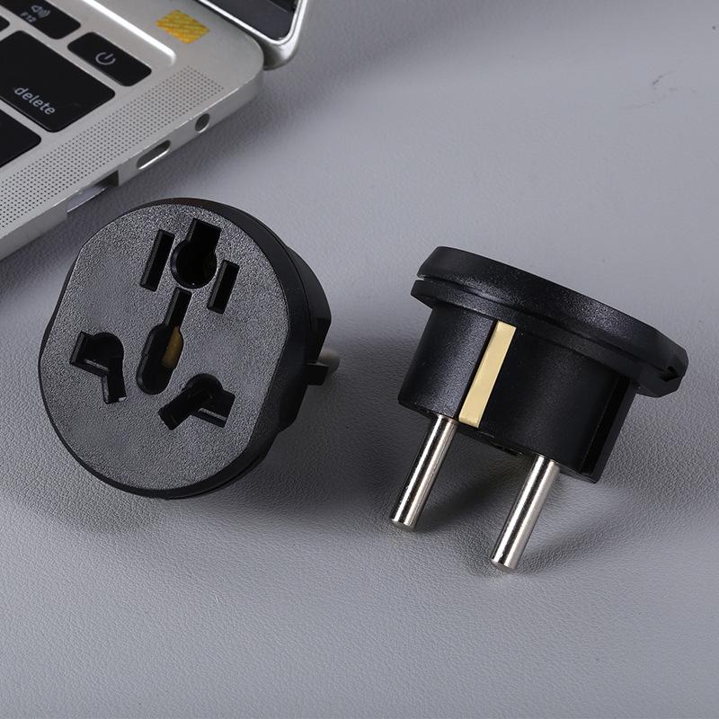 4.8MM German to European Plug Converter: 16A French Socket Adapter