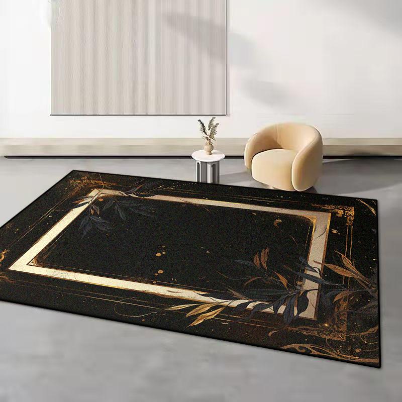 Retro Style Washable Carpets for Living Room Bedroom Rug Ins Soft Fluffy Bedside Rugs Short Plush Large Area Mats Lounge Office