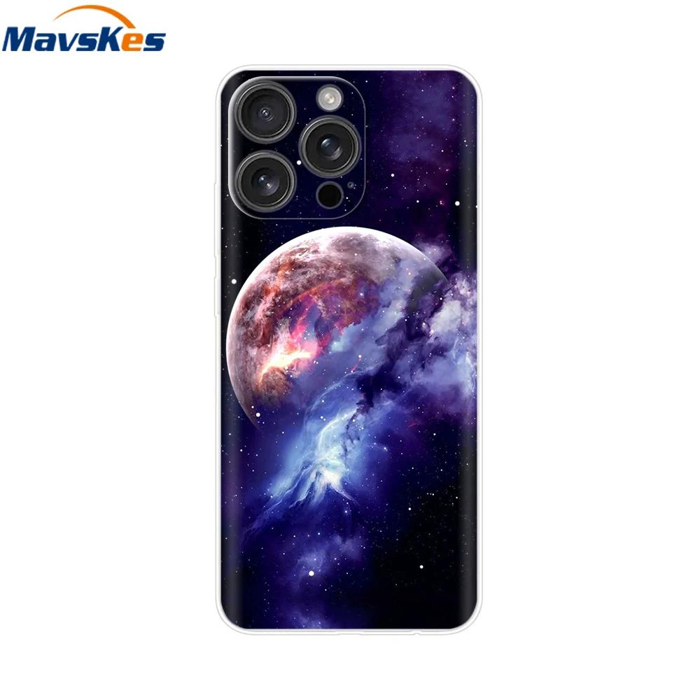 For iPhone 16 Pro Case 16 Plus Lovely Heart Soft Silicone TPU Painted Phone Cases for Apple iPhone16 Pro Max Cover Shell New Bag
