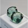 Certified Natural Green Sapphire Cushion Cut 11-13 Ct Pair Beautiful Gemstone