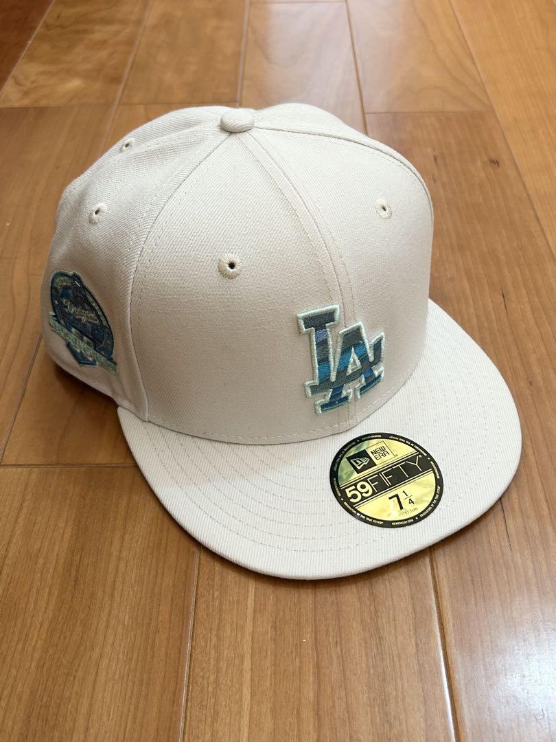 

[USED] Dodgers New Era 59FIFTY Cap, Size 7 1/4, Beige