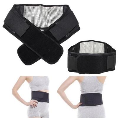 Nuovo supporto per la terapia magnetica con riscaldamento spontaneo, cintura di protezione (Colore nero)