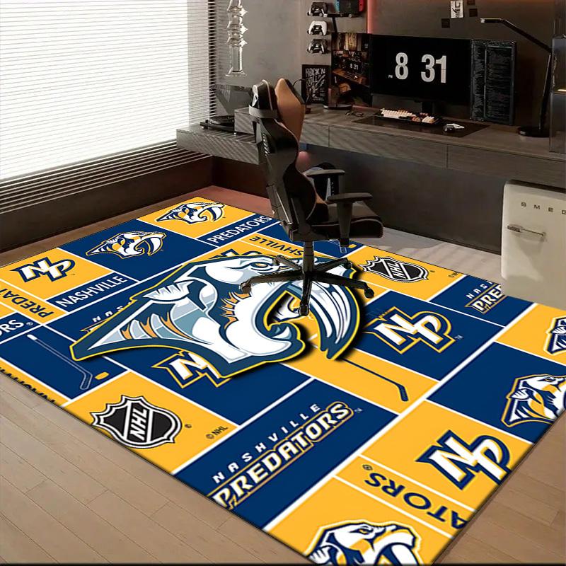St. Louis Hockey Floor Mat for Living Room, Game Rooms, Office, Bedroom, Office Floor Mat Playful Design, Christmas Fan Gifts