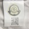 MONCLER S WOMEN Short sleeve T-shirt White Model E20938090400 V8058