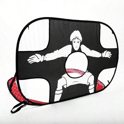 1 Stuk Draagbaar Opvouwbaar Voetbaldoel, 2-in-1 Pop-up Voetbaldoel Net, Voetbal Trainingsmateriaal