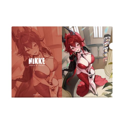 Algernon Products Victory: NIKKE Clear File Red Hood: Nonsense Red A4 PP