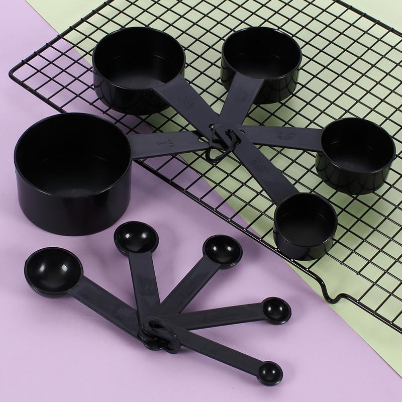 5/10PCS Measuring Tool Set Kitchen Gadget Multi-functional Plastic Measuring Spoon Measuring Cup Cake Baking Flour Measuring ZYF