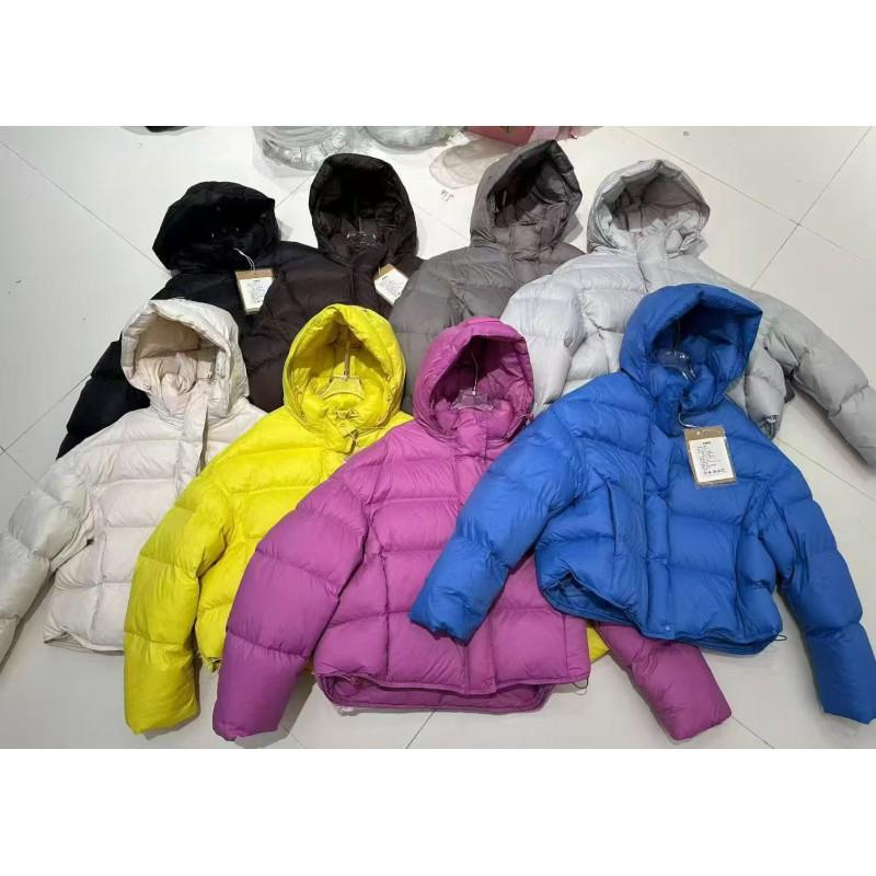Womens Oversized Puffer Jacket 90% White