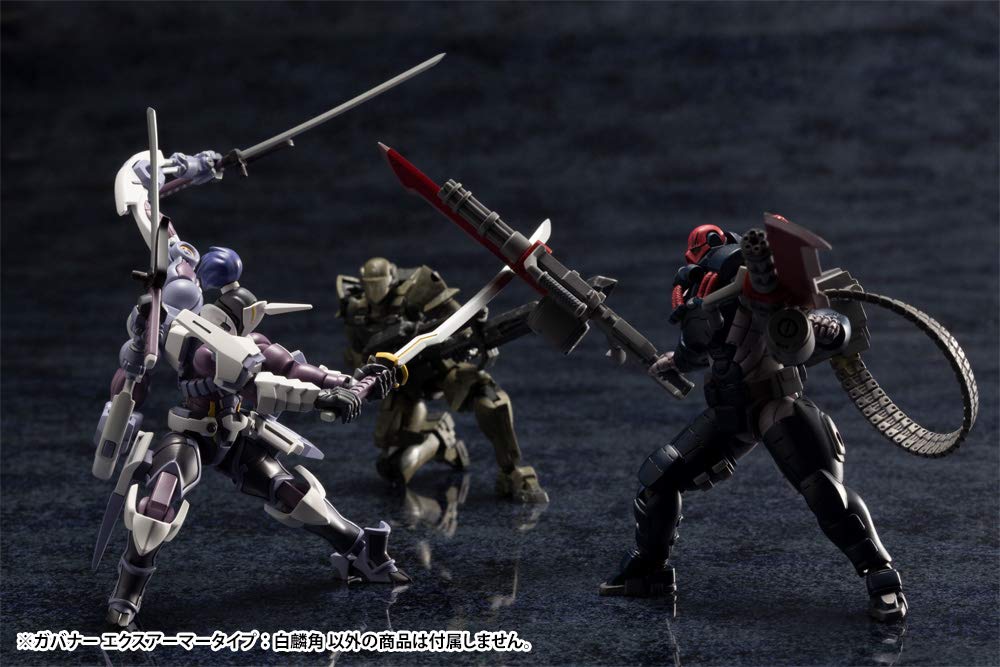 Hexa Gear Governor Ex-Armor Type: White Rinkaku, 1/24 scale plastic model, approximately 93mm tall