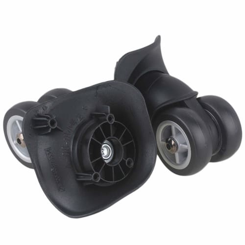 SHANOER 4-Piece Suitcase Tire Kit, Caster Wheels, Carry-on Wheels, DIY Replacement/Repair, 115W Series, W042, Black