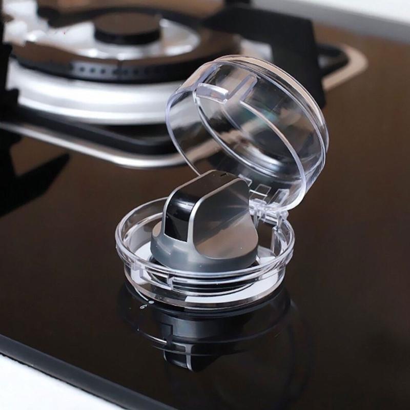 Kindersichere Gasherd-Sicherheitsabdeckung Schnelle Installation Klare Abschirmung Verhindert versehentliche Zündungen für Kinder und Haustiere