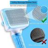 2 Pcs/1 PC Dog Hair Remover Brush Cat Dog Hair Grooming and Care Comb for Long Hair Dog Pet Removes Hairs Cleaning Bath Brush Pet Supplies Accessories