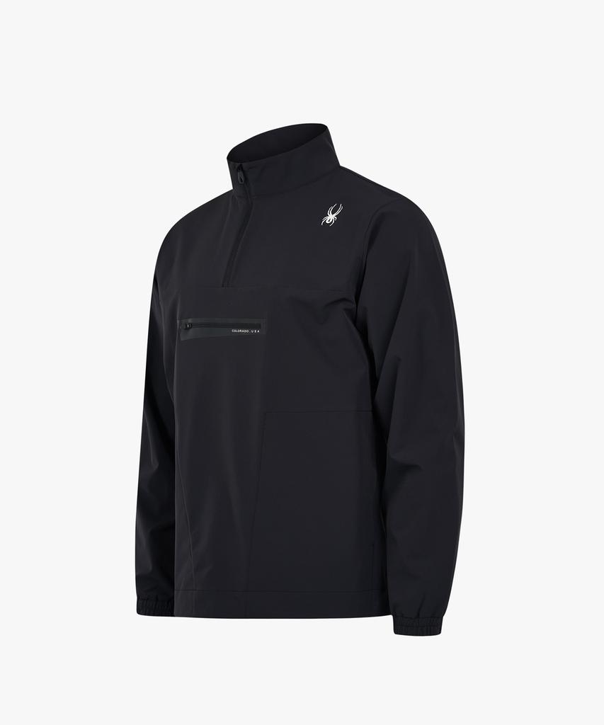 Spyder Men'S Training Warm-Up Long Sleeve Anorak Spkpcnrl202Mblk