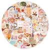 50 100Pcs Vintage Art Bohemia Stickers Retro Boho Cartoon Morandi Vinyl Decals For Laptop Scrapbooking Notebook Case Decor