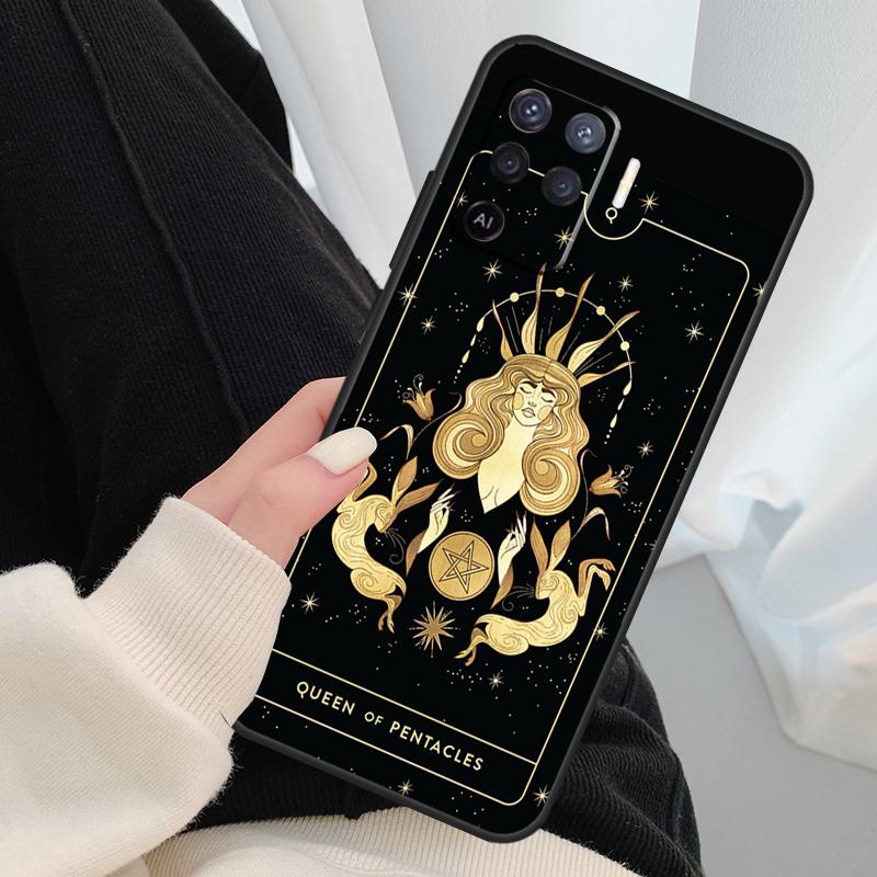 Witches moon Tarot Mystery totem Case For Oppo A18 A38 A58 A78 A98 A80 A60 A40 A96 A76 A16 A94 A74 A54 A15 A17 A57 A77 A5 Pro