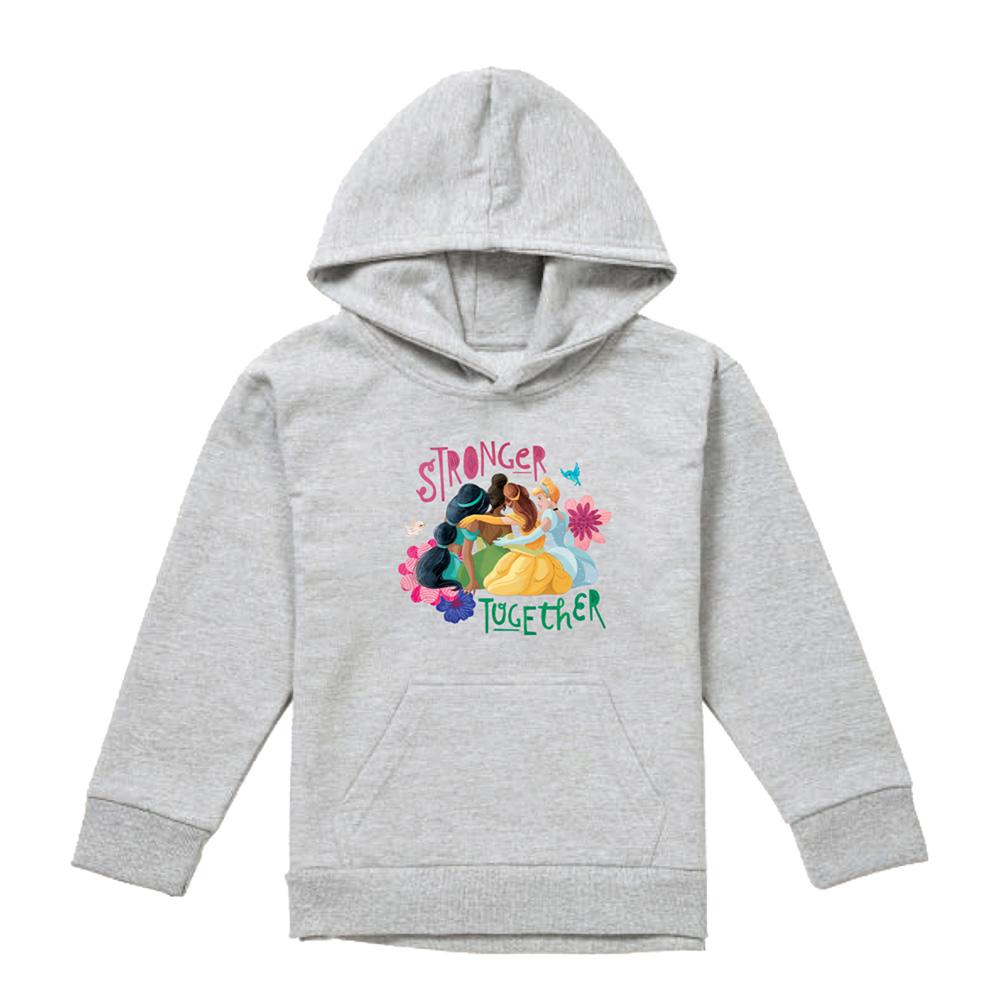 Disney Princess Childrens/Kids Stronger Together Jasmine, Tiana And Belle Heather Hoodie