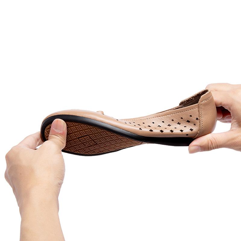 GKTINOO 2025 Women Loafers Casual Shoes Breathable Genuine Leather Shoes Sneakers Women Flat Shoes Female Footwear