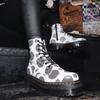 Dr. Martens Jadon Leather Comfortable Durable Mid-Calf Boots Unisex Boots White Black 26882101