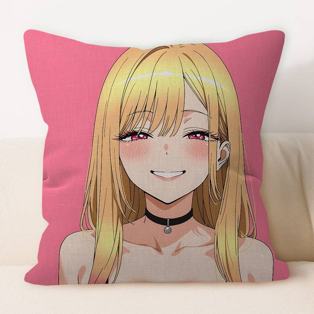 M-Marin Kitagawa Office Cushion Pillowcase Car Cushion Cover45X45CM Lumbar Pillowcase Sofa Pillowcover