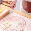 BUYYES Silicone Baking Mat Graduated Heat Resistant Reusable Use Protective Mat for Cracks Baking Mat for Baking Mats