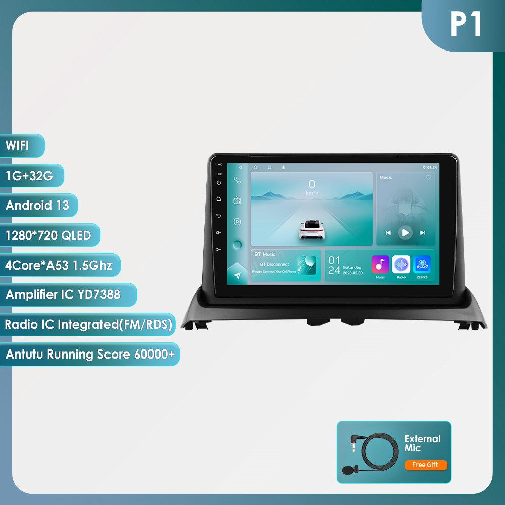 OSSURET Car Intelligent Systems Carplay Android Car Radio for Renault Clio 2 2000-2012 Multimedia Video Player WIFI Intelligent Screen Autoradio RDS