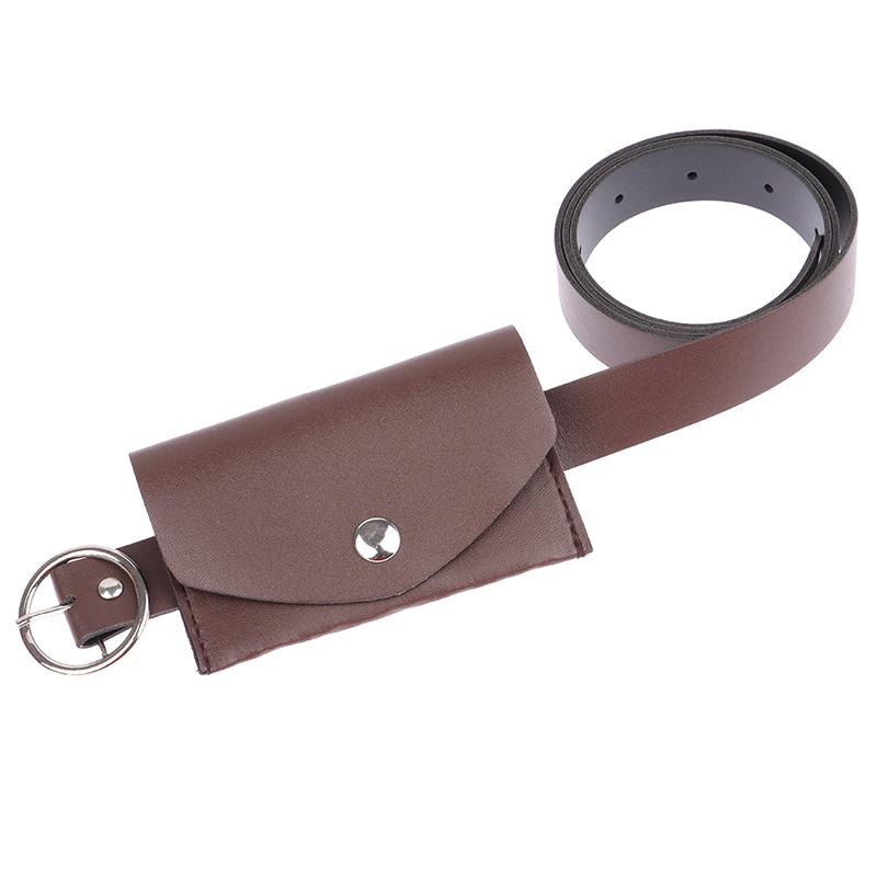 100Cm Waist Belt Adjustable Pu Waist Pack Metal Buckle Wallet Phone Pouch Ladies Decorative Belts Salesperson Work Bag