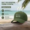 Beige Baseball Cap - Unisex 'the Fish Whisperer' Print Polyester Adjustable Breathable Hat For Outdoor Sports & Daily Wear