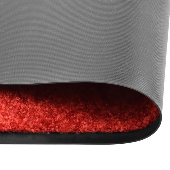 VidaXL Washable Doormat Red 120x180 Cm