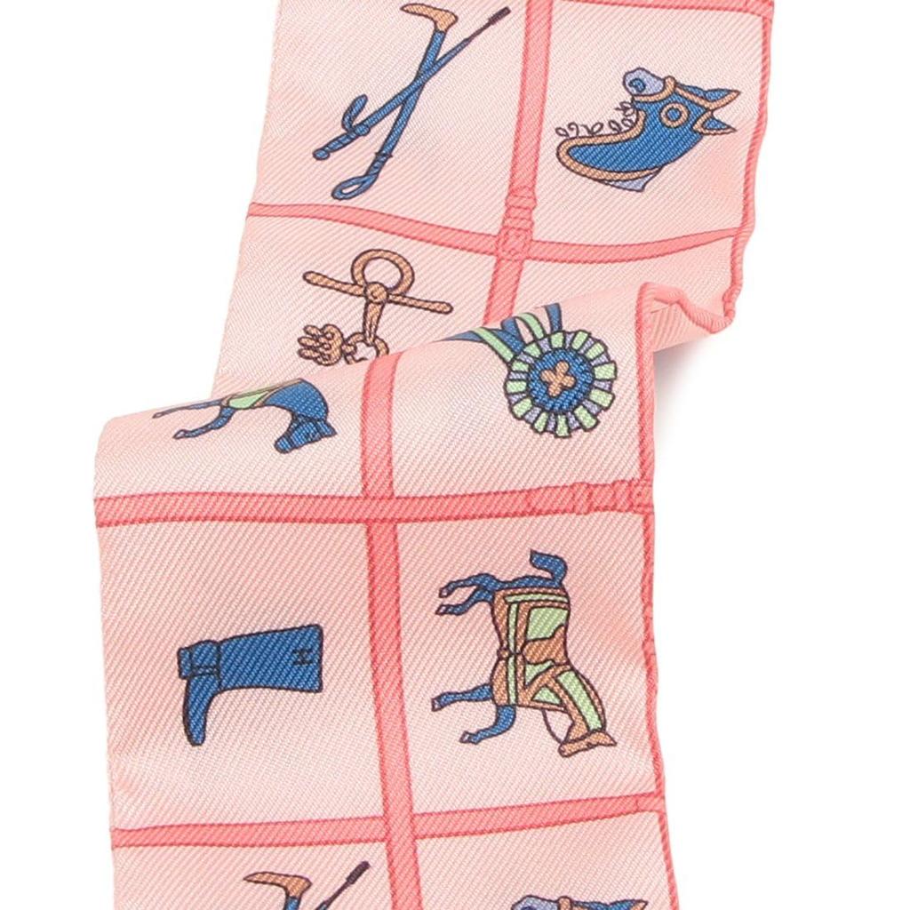 Scarf Bandana Twilly Multicolor Pink H061356 S 12 [Hermes] Women's [Item]