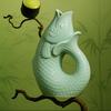 Creative Carp Ceramic Vase Plant Pots Table Decoration Ornaments Hydroponic Flower Arrangement Floral Vase Room Aesthetic Decor