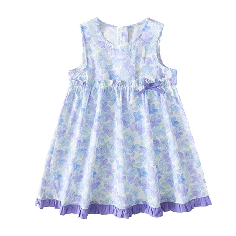 Classic Teddy Girls Floral Sleeveless Dress 100