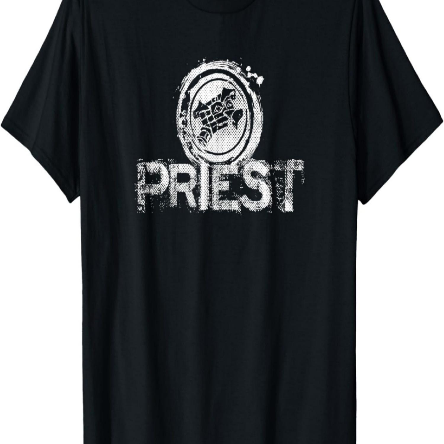 Wow Priest Role Playing Gamer T-Shirt(4) S