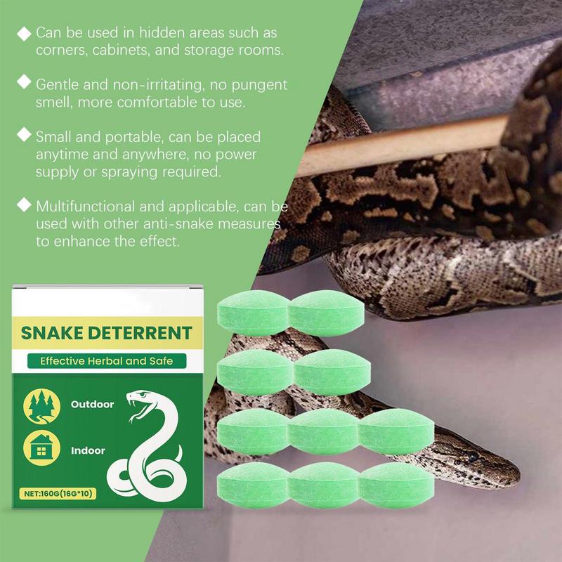 Snake Repeller Outdoor Backyard Serpent Prevention Waterproof Safe Snake Repeller For Yard Camping Garage Outdoors