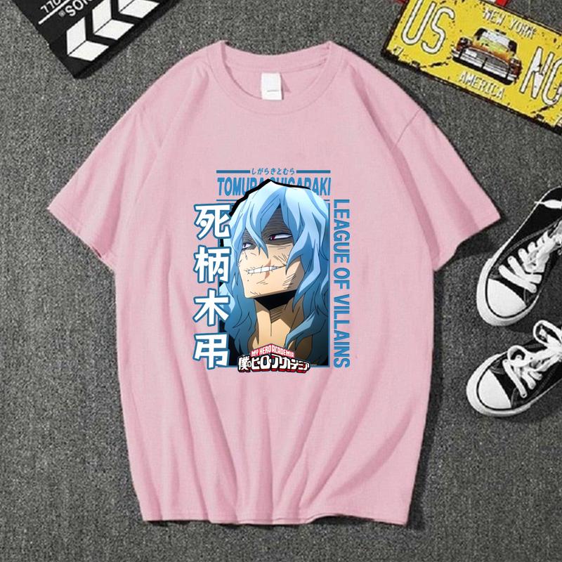 

Шигараки Томура Крутая Футболка с Принтом Мужская Аниме Харадзюку Y2K Уличная Футболка Рубашка Оверсайз Футболка Футболка Мужская Аниме Одежда S