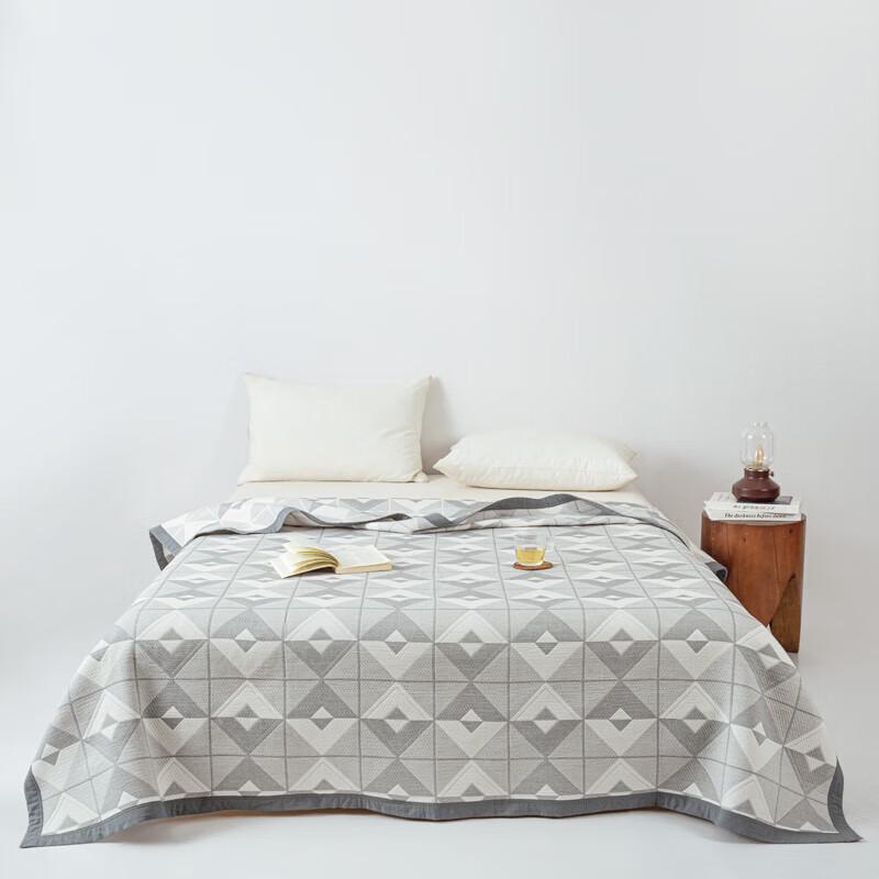 

Muji 100% Cotton Jacquard Blanket