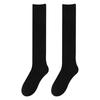 Women's Spring and Autumn Thickened Warm Calf Socks Cotton Socks Solid Color Casual Anti-abrasion and Anti-pilling Versatile Hoop Socks