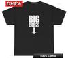 Big Boss Arrow T Shirt Funny Inappropriate Silly Gen Z Meme Weird Humor Tee Casual Cotton Harajuku Tees for Gifts Womens T-Shirt
