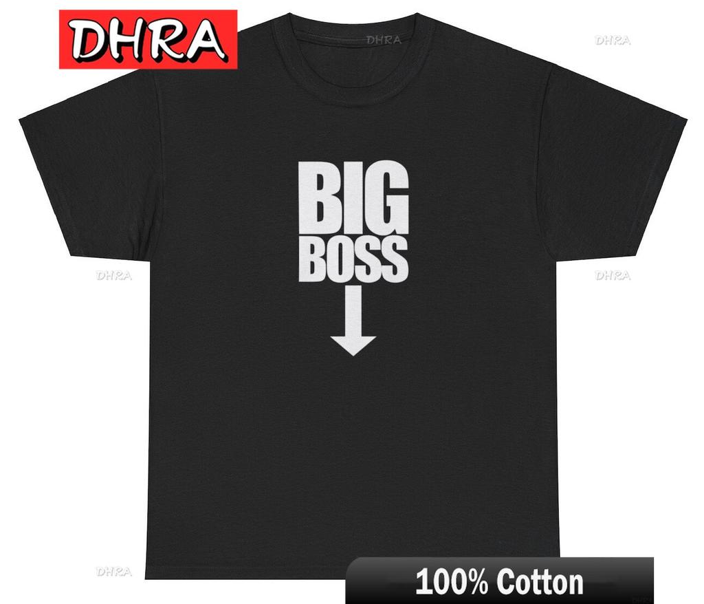 Big Boss Arrow T Shirt Funny Inappropriate Silly Gen Z Meme Weird Humor Tee Casual Cotton Harajuku Tees for Gifts Womens T-Shirt