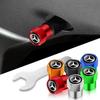 4 Pièces Cache-Soupape de Pneu de Roue de Style Bouchons de Tige d'Air Couvercles Anti-poussière Pour Mercedes Benz Classe C W206 C200L CLA GLA W203 W220 W213 W211 W212 W201