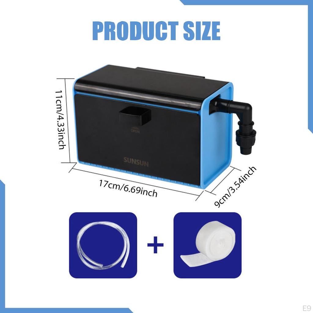 Aquarium Box, Hanging Box for Turtle Tank, Professional, Office, Living Room, Shop, Accessories