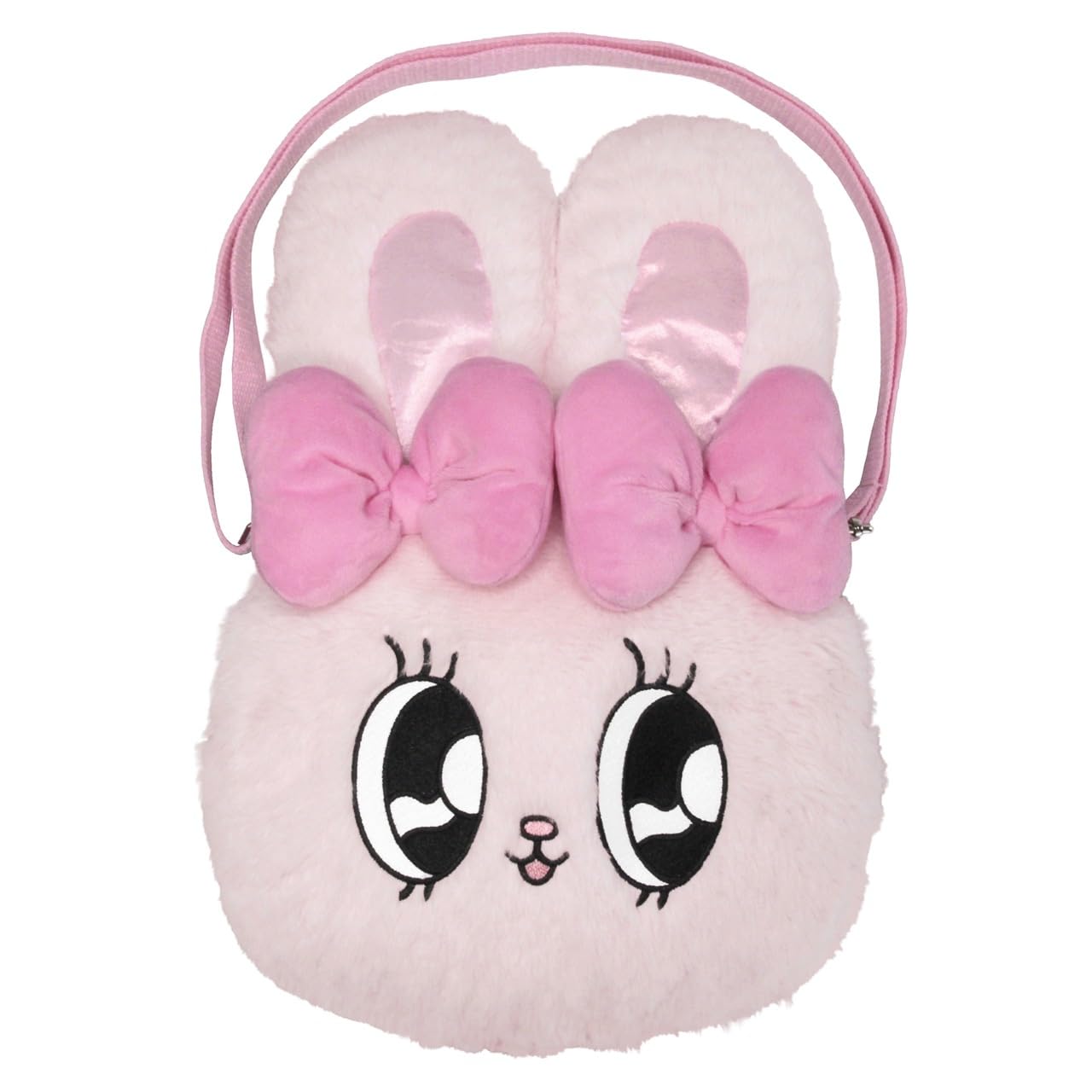Esther Bunny Plush Face Shoulder Bag Ribbon Bunny -