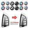 11mm/14mm Auto Schlüssel Aufkleber Logo 3D Metall Auto Schlüssel Aufkleber Emblem Für BMW F07 F34 F10 F20 F48 F39 F30 F25 F26 F15 F16 F22 E60 E90