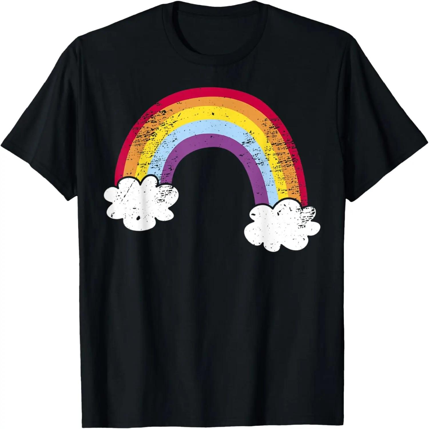 Love Rainbow Gift T-Shirt for 80s 90s Nostalgia Retro T-Shirt S