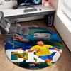 Former FC Barcelona player Cristiano Ronaldo plays for Al-Nassr FC round rug Home Soft Decorative Anti slip Table and Chair Carpet H18