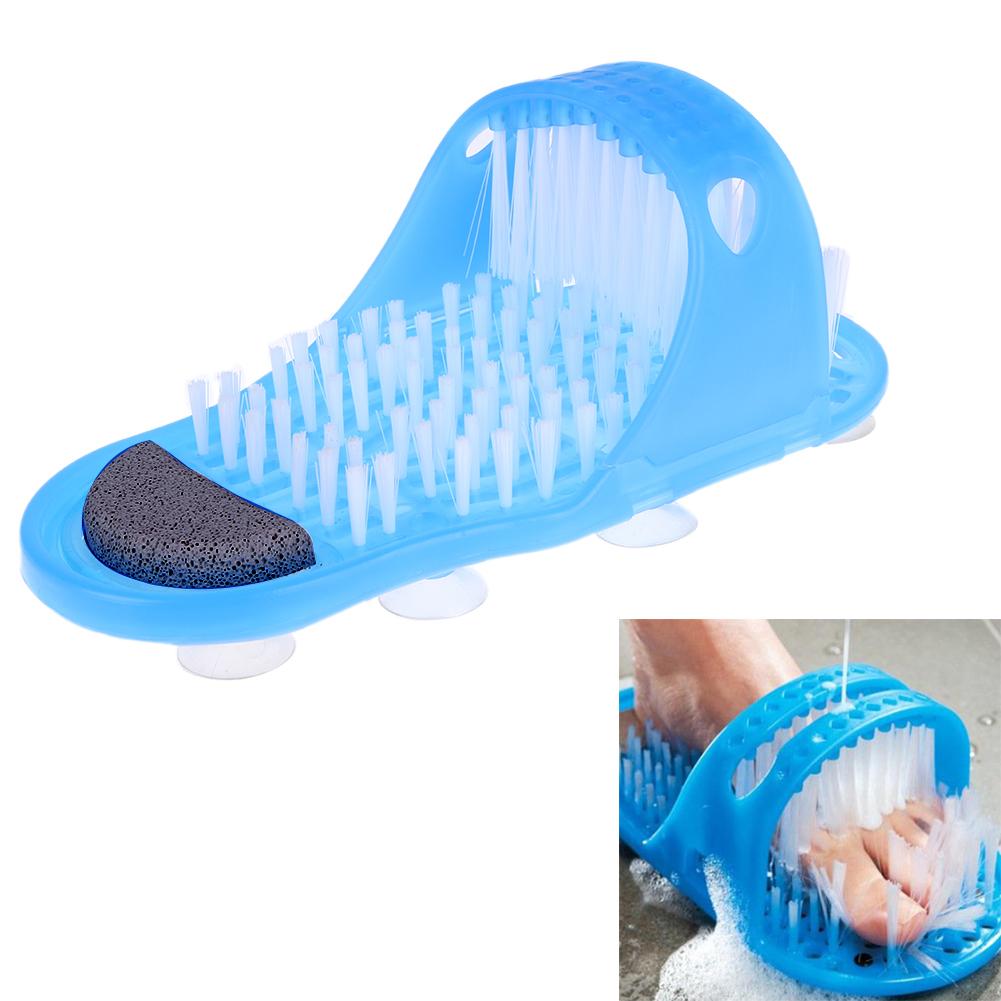 Foot Care Tool Bath Shoe Shower Feet Foot Cleaner Scrubber Washer Brush Bathroom Massage Feet Remove Dead Skin Massager Slippers